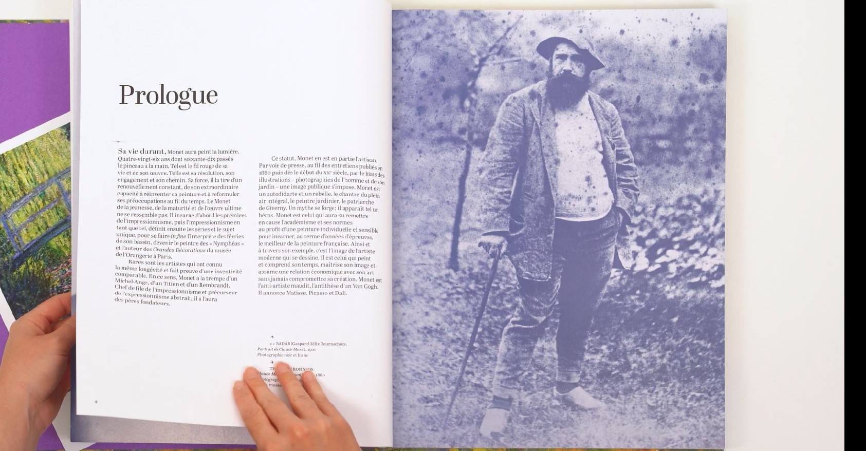 double page du livre : prologue