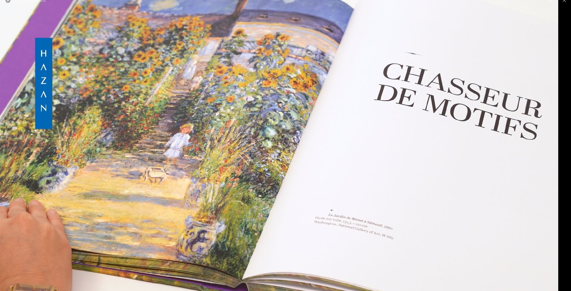 double page du livre : Chasseur de motifs