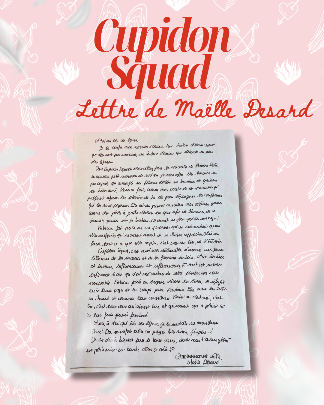 visuel de la lettre de l'autrice