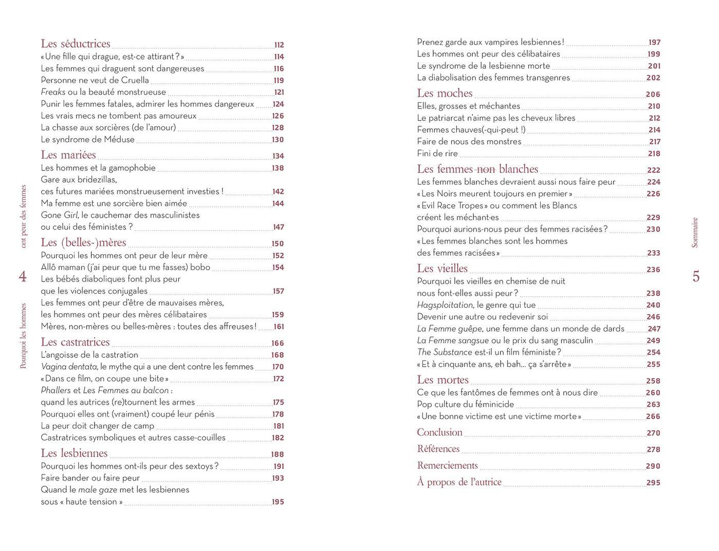 suite du sommaire du livre