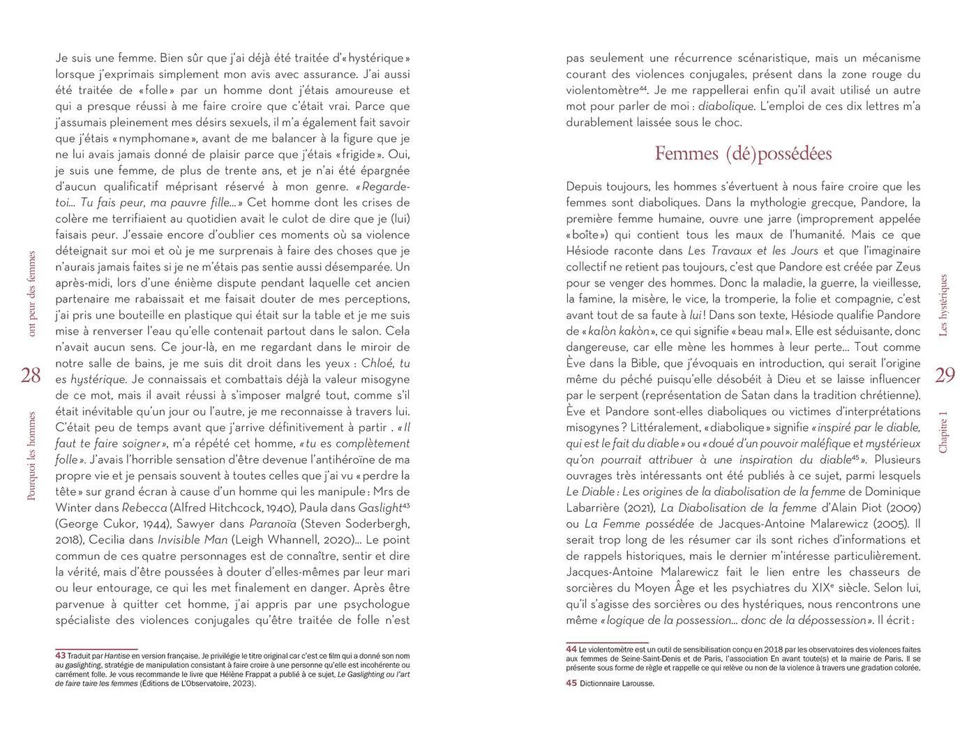 Double page Les Hystériques
