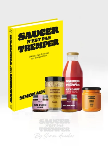 Coffret en Édition limitée Saucer n'est pas tremper - Simon Auscher - Hachette Cuisine