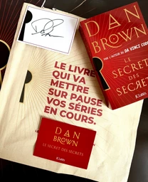 "Le Secret des secrets" - Édition avec carte dédicacée par Dan Brown